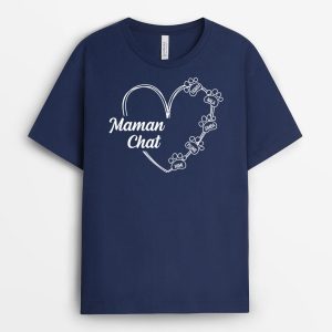 Maman Chien – Cadeau Personnalise  T-shirt pour Femme