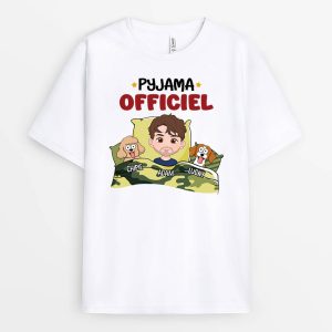 Maman De Chien Officielle Papa De Chien Officiel – Cadeau Personnalise T-shirt pour Amoureux des animaux Maman De Chien Officielle Papa De Chien Officiel – Cadeau Personnalise T-shirt pour Amoureux des animaux