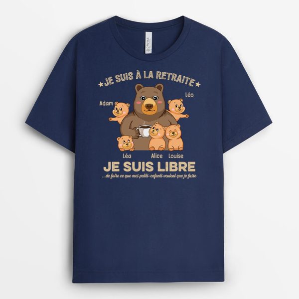 Maman Est Libre De Faire Ce Que Ses Enfant Veulent – Cadeau Personnalise  T-shirt Pour Femme