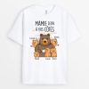 Maman Est Toujours A Cote De Vous – Cadeau Personnalise  T-shirt Pour Maman