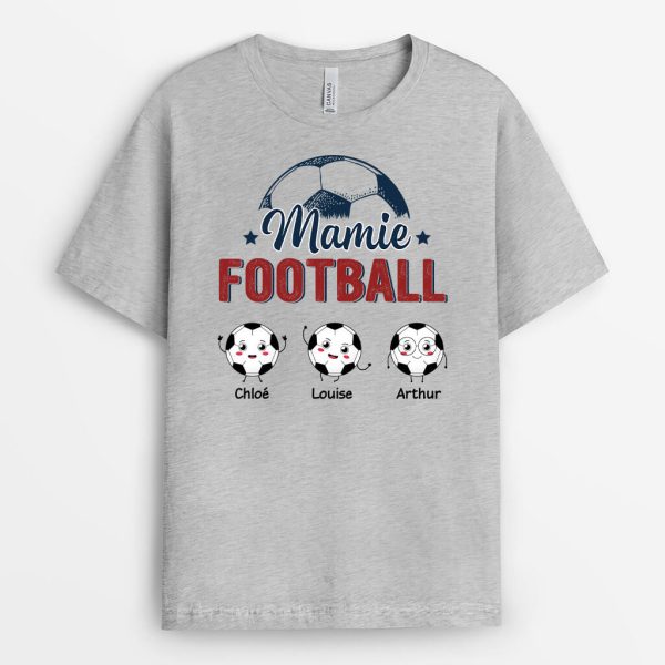 Maman Football – Cadeau Personnalise  T-shirt pour Maman