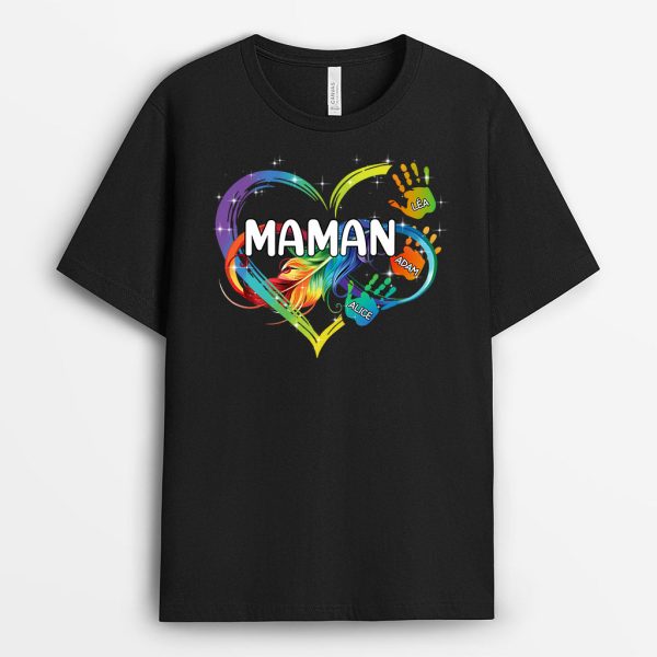 Maman Mamie – Cadeau Personnalise  T-shirt pour Maman Mamie