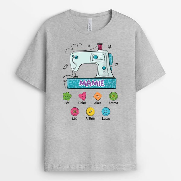 Maman Mamie Couture – Cadeau Personnalise  T-shirt Pour Femme