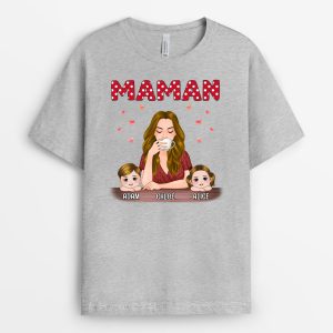 Maman Mamie et Petits-Enfants - Cadeaux Personalises T-shirts pour MamanMamie 1 Maman Mamie et Petits Enfants Cadeaux Personalises T shirts pour MamanMamie 2