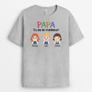 Maman, Tu Es La Meilleure – Cadeau Personnalise  T-shirt pour Maman Maman, Tu Es La Meilleure – Cadeau Personnalise  T-shirt pour Maman