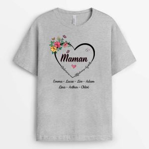 Mamie Chaleureuse Affectueuse Gentille – Cadeau Personnalise  T-shirt pour Mamie Mamie Chaleureuse Affectueuse Gentille – Cadeau Personnalise  T-shirt pour Mamie