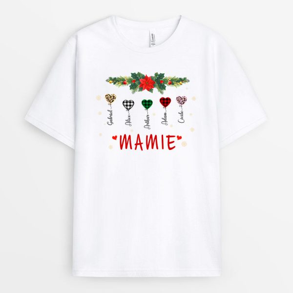 Mamie, Maman – Cadeau Personnalise  T-shirt pour MamanMamie