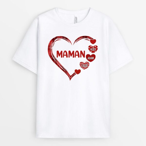 Mamie Maman – Cadeau Personnalise  T-shirt pour Mamie Maman