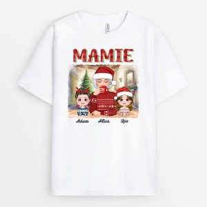 Mamie Noel – Cadeau Personnalise T-shirt pour Noel Mamie Noel – Cadeau Personnalise T-shirt pour Noel