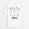 Mamie Papillons Elegants – Cadeau Personnalise  T-shirt pour Mamie