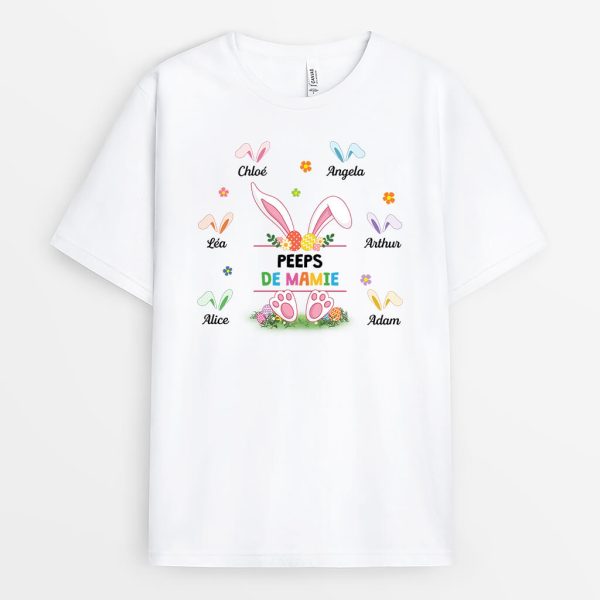 Mamie Peeps – Cadeau Personnalise  T-shirt pour Paques