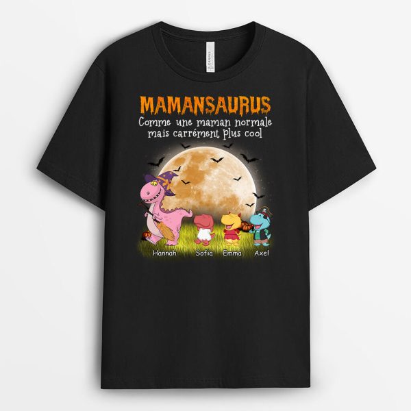 Mamiesaurus Halloween – Cadeau Personnalise  T-shirt pour Grand-mere