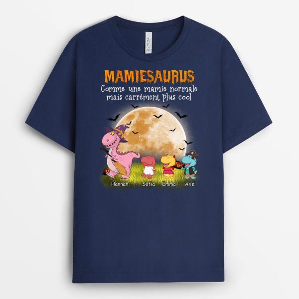 Mamiesaurus Halloween – Cadeau Personnalise  T-shirt pour Grand-mere