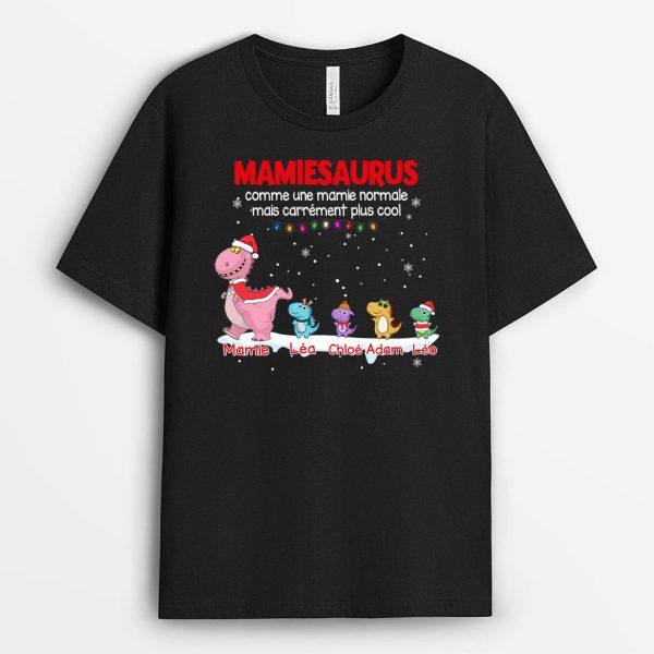 Mamiesaurus, Mamansaurus – Cadeau Personnalise  T-shirt pour MamanMamie