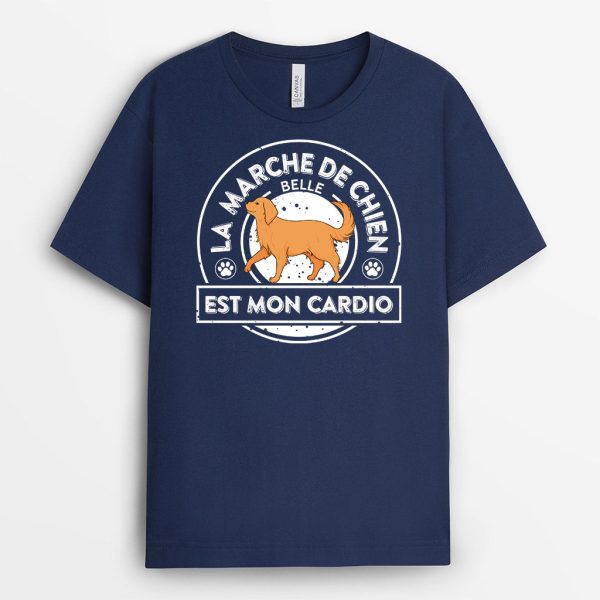 Marche de Chien – Cadeau Personnalise  T-shirt pour Amoureux des Chiens