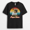 Meilleur Papa Chien de Tous les Temps – Cadeau Personnalise  T-shirt Pour Amoureux des Animaux