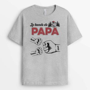 Meilleur Papa Pour Toujours Bosse De Poing Avec Montagne – Cadeau Personnalise T-shirt pour Papa Meilleur Papa Pour Toujours Bosse De Poing Avec Montagne – Cadeau Personnalise T-shirt pour Papa