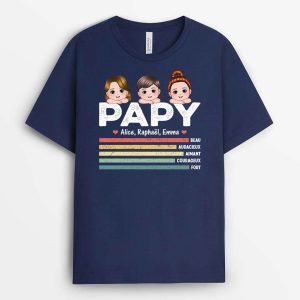 Mots Pour Decrire Papa - Cadeau Personnalise T-shirt pour Papa 1 Mots Pour Decrire Papa Cadeau Personnalise T shirt pour Papa 2