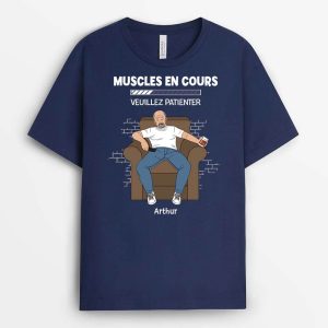 Muscles En Cours Cadeau Personnalise T shirt pour Homme 1