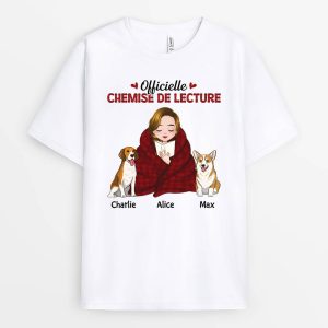 Officielle Chemise De Lecture Cadeau Personnalise T shirt pour Femme 1
