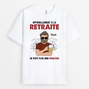 Officiellement Retraite Ce N’Est Plus Mon Probleme – Cadeau Personnalise T-shirt Pour Retraite Officiellement Retraite Ce N’Est Plus Mon Probleme – Cadeau Personnalise T-shirt Pour Retraite