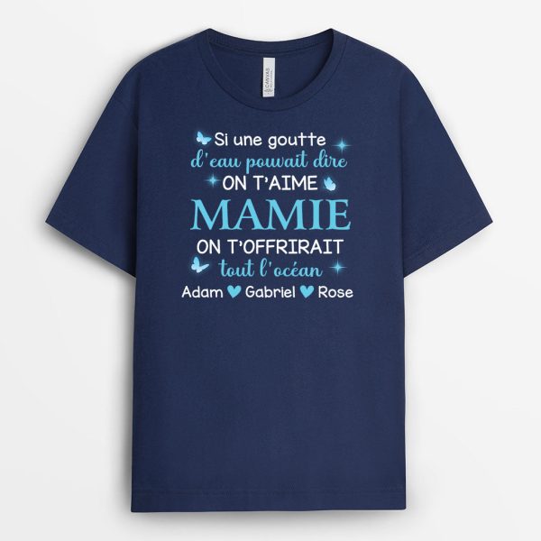 On T’Aime Maman – Cadeau Personnalise  T-shirt Pour Maman