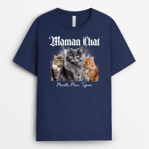 Papa Chat Maman Chat – Cadeau Personnalise  T-shirt pour Amoureux des Animaux Papa Chat Maman Chat – Cadeau Personnalise  T-shirt pour Amoureux des Animaux