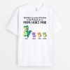 Papa Hors Pair – Cadeau Personnalise  T-shirt pour PapaPapi