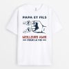 Papa Papi Petits-Fils Meilleurs Amis – Cadeau Personnalise  T-shirt pour PapaPapi