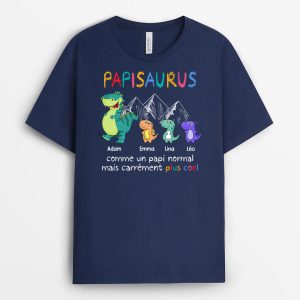 PapasaurusPapysaurus – Cadeau Personnalise  T-shirt pour Homme PapasaurusPapysaurus – Cadeau Personnalise  T-shirt pour Homme