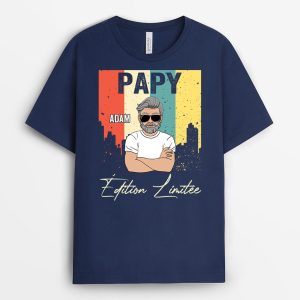 Papy Edition Limitee – Cadeau Personnalise  T-shirt pour Papy Papy Edition Limitee – Cadeau Personnalise  T-shirt pour Papy