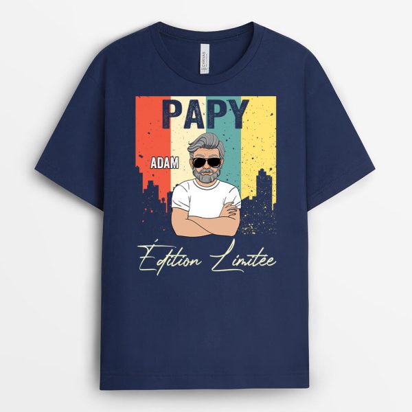 Papy Edition Limitee – Cadeau Personnalise  T-shirt pour Papy