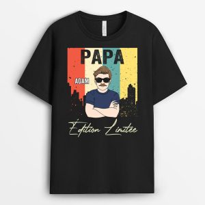 Papy Edition Limitee – Cadeau Personnalise  T-shirt pour Papy Papy Edition Limitee – Cadeau Personnalise  T-shirt pour Papy
