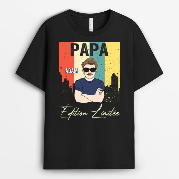 Papy Edition Limitee – Cadeau Personnalise  T-shirt pour Papy