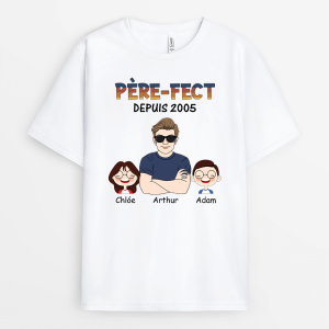 Pere-fect Grand Pere-fect – Cadeau Personnalise  T-shirt pour Papa Pere-fect Grand Pere-fect – Cadeau Personnalise  T-shirt pour Papa