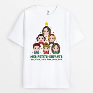 Petits-Enfants Noel – Cadeau Personnalise  T-shirt pour Noel Petits-Enfants Noel – Cadeau Personnalise  T-shirt pour Noel