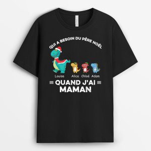 Quand J_ai Maman Mamie – Cadeau Personnalise  T-shirt pour Maman Mamie Noel Quand J_ai Maman Mamie – Cadeau Personnalise  T-shirt pour Maman Mamie Noel