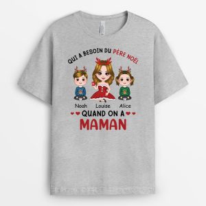 Quand On A Grand-Mere – Cadeau Personnalise  T-shirt pour Noel Quand On A Grand-Mere – Cadeau Personnalise  T-shirt pour Noel