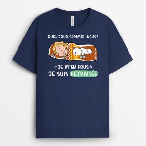 Quel Jour Sommes-Nous  – Cadeau Personnalise  T-shirt pour Amoureux des Chats Quel Jour Sommes-Nous  – Cadeau Personnalise  T-shirt pour Amoureux des Chats