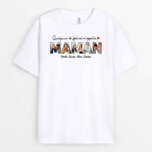 Quelqu’un Special M’appelle Mamie – Cadeau Personnalise  T-shirt pour Femme Quelqu’un Special M’appelle Mamie – Cadeau Personnalise  T-shirt pour Femme