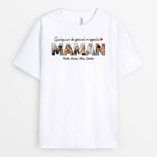 Quelqu’un Special M’appelle Mamie – Cadeau Personnalise  T-shirt pour Femme