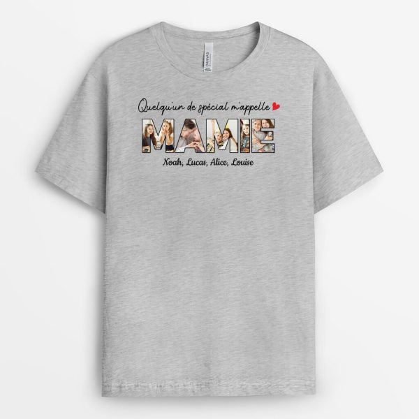 Quelqu’un Special M’appelle Mamie – Cadeau Personnalise  T-shirt pour Femme