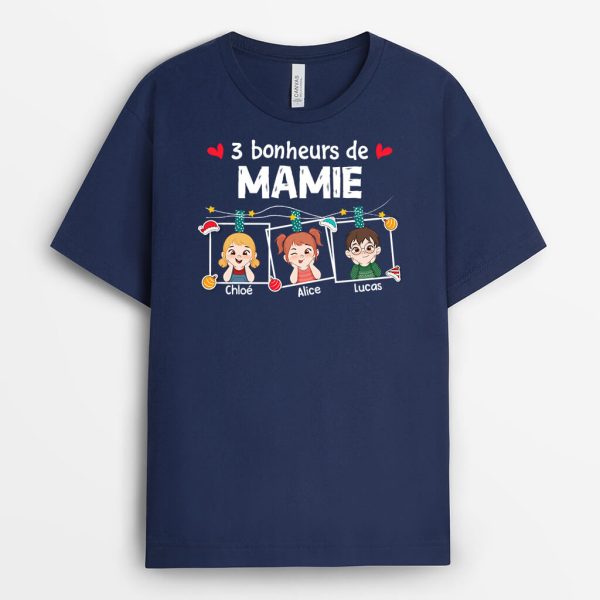 Raisons Pour Lesquelles J_aime Etre Un Papy – Cadeau Personnalise  T-shirt pour Papy