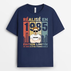 Realise en 1983 – Cadeau Personnalise  T-shirt pour Homme Realise en 1983 – Cadeau Personnalise  T-shirt pour Homme