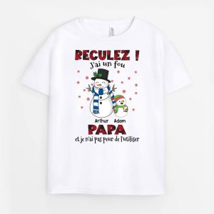 Reculez J_ai Un Fou Papy Papa Mamie Maman – Cadeau Personnalise  T-shirt pour Enfant Reculez J_ai Un Fou Papy Papa Mamie Maman – Cadeau Personnalise  T-shirt pour Enfant