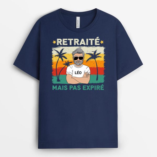 Retraite Mais Pas Expire – Cadeau Personnalise  T-shirt pour Papa Papi