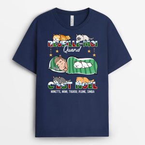 Reveille-Moi Quand C_est Noel – Cadeau Personnalise  T-shirt pour Noel Reveille-Moi Quand C_est Noel – Cadeau Personnalise  T-shirt pour Noel
