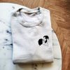 Sweat Gris personnalisable sans capuche Illustration unisexe