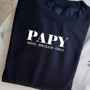 Sweat personnalisable Marine sans capuche Amour unisexe 1 Sweat personnalisable Marine sans capuche Amour unisexe 2