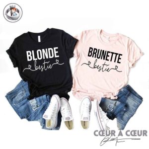 T Shirt Blonde Brunette 3